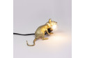 настольная лампа Mouse Lamp Gold  Lop seletti