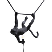 подвесной светильник  The Monkey Lamp Swing Black Seletti