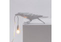 настольная лампа Bird Lamp White Playing белая seletti