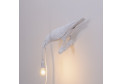 настенный светильник Bird Lamp White Looking Left белая