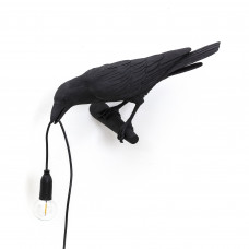 настенная лампа Bird Lamp Black Looking Left черный