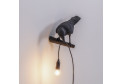 настенная лампа Bird Lamp Black Looking Left черный