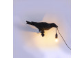 настенная лампа  Bird Lamp Black Looking Right черный
