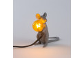 настольная лампа MOUSE LAMP SITTING GREY  seletti