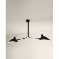 Serge Mouille потолочный светильник с 2-мя фиксированными "руками"