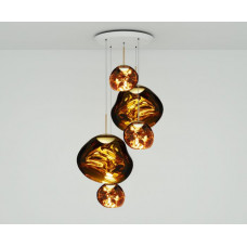 Потолочный светильник Melt LED Gold Large Round Pendant System Tom Dixon