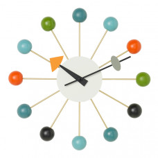 Часы Ball Clock, multicolour Vitra